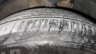 Used 2022 Volkswagen Taigun Topline 1.0 TSI AT Petrol Automatic tyres LEFT FRONT TYRE TREAD VIEW
