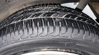 Used 2017 Maruti Suzuki Wagon R 1.0 [2010-2019] VXi Petrol Manual tyres LEFT REAR TYRE TREAD VIEW