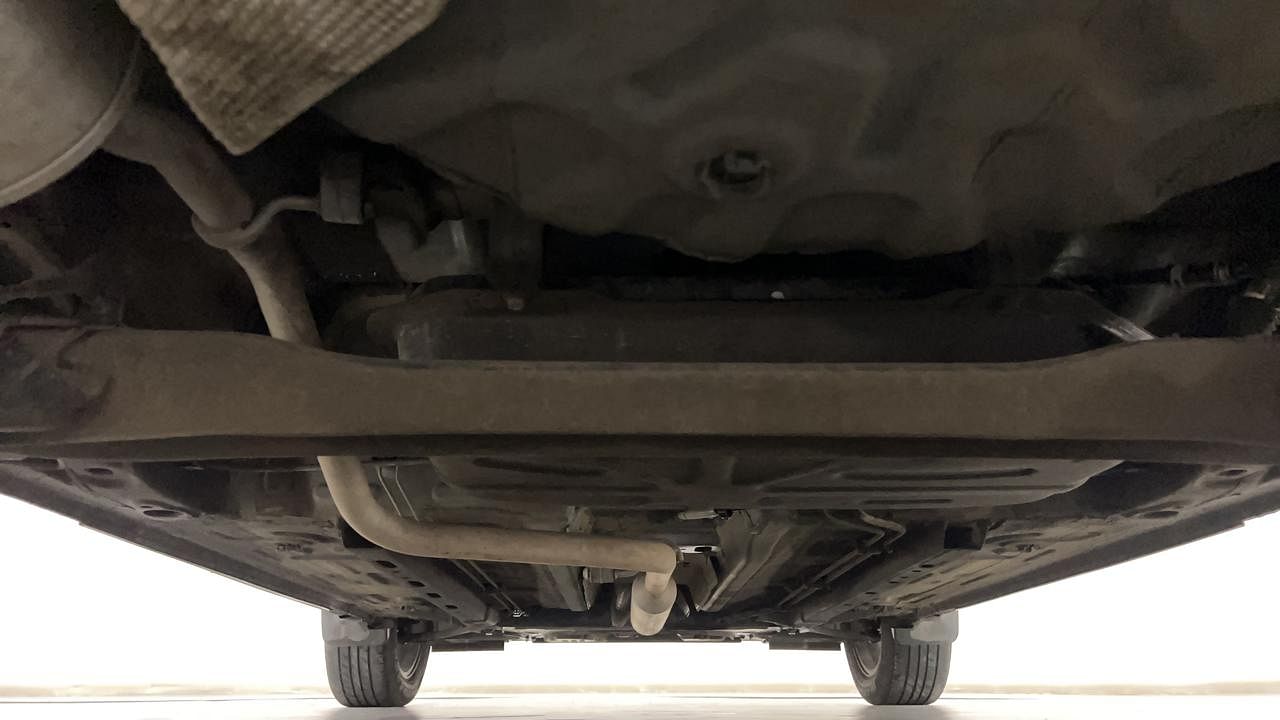 Used 2021 Nissan Magnite XV Turbo CVT Petrol Automatic extra REAR UNDERBODY VIEW (TAKEN FROM REAR)