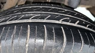 Used 2016 Mahindra KUV100 [2015-2017] K6 6 STR Petrol Manual tyres LEFT REAR TYRE TREAD VIEW