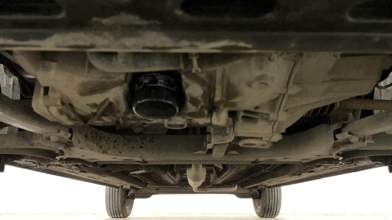 Used 2022 Renault Kiger RXT (O) AMT Dual Tone Petrol Automatic extra FRONT LEFT UNDERBODY VIEW