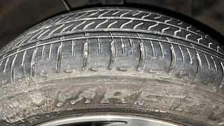 Used 2022 Hyundai Grand i10 Nios Sportz 1.2 Kappa VTVT Dual Tone Petrol Manual tyres RIGHT FRONT TYRE TREAD VIEW