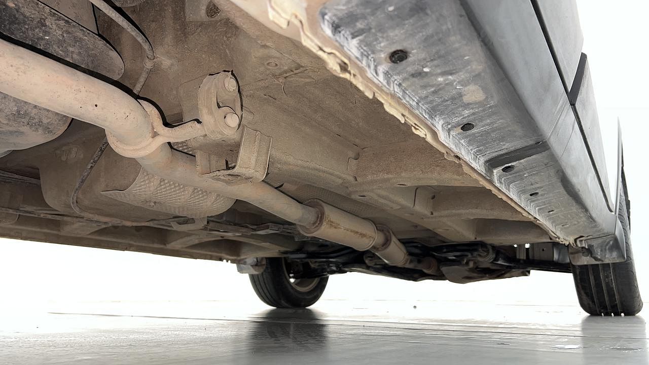 Used 2017 Mahindra KUV100 [2015-2017] K6 6 STR Petrol Manual extra REAR RIGHT UNDERBODY VIEW