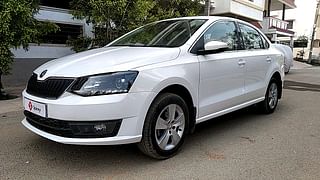 Used 2017 Skoda Rapid [2014-2016] 1.6 MPI Style Plus AT Petrol Automatic exterior LEFT FRONT CORNER VIEW