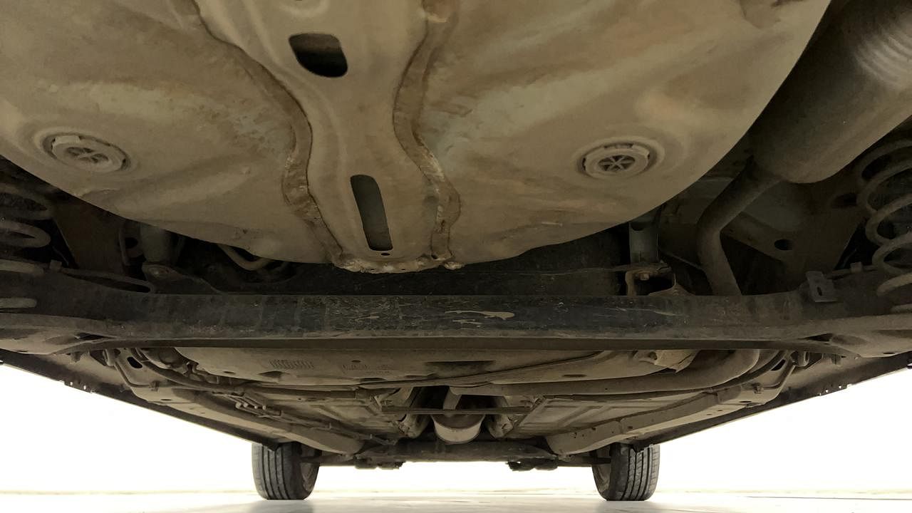 Used 2021 Toyota Glanza [2019-2022] G CVT Petrol Automatic extra REAR UNDERBODY VIEW (TAKEN FROM REAR)