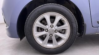 Used 2015 Hyundai Grand i10 [2013-2017] Asta AT 1.2 Kappa VTVT Petrol Automatic tyres LEFT FRONT TYRE RIM VIEW