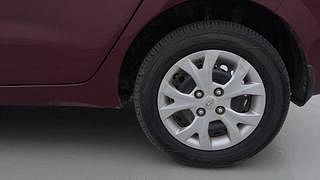 Used 2015 Hyundai Grand i10 [2013-2017] Magna 1.2 Kappa VTVT Petrol Manual tyres LEFT REAR TYRE RIM VIEW