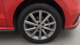 Used 2022 volkswagen Polo GT TSI 1.0 Petrol Automatic tyres RIGHT FRONT TYRE RIM VIEW