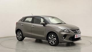Used 2021 Toyota Glanza [2019-2022] G CVT Petrol Automatic exterior RIGHT FRONT CORNER VIEW