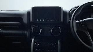 Used 2022 Mahindra Thar LX 4 STR Hard Top Petrol AT Petrol Automatic interior MUSIC SYSTEM & AC CONTROL VIEW