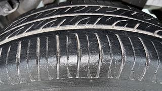 Used 2017 Mahindra KUV100 [2015-2017] K6 6 STR Petrol Manual tyres LEFT REAR TYRE TREAD VIEW