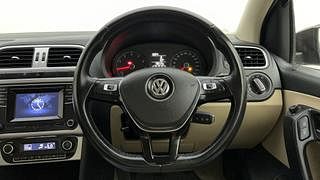 Used 2016 Volkswagen Ameo [2016-2020] Highline1.2L (P) Petrol Manual interior STEERING VIEW