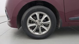 Used 2014 Hyundai Grand i10 [2013-2017] Asta 1.2 Kappa VTVT (O) Petrol Manual tyres LEFT FRONT TYRE RIM VIEW