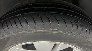 Used 2022 Skoda Kushaq Ambition 1.0L TSI MT Petrol Manual tyres LEFT REAR TYRE TREAD VIEW