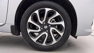 Used 2023 Maruti Suzuki Baleno Alpha AT Petrol Petrol Automatic tyres RIGHT FRONT TYRE RIM VIEW