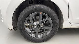 Used 2022 Hyundai Grand i10 Nios Sportz 1.2 Kappa VTVT CNG Petrol+cng Manual tyres LEFT FRONT TYRE RIM VIEW