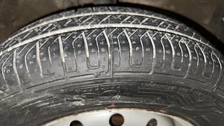 Used 2018 Maruti Suzuki Wagon R 1.0 [2013-2019] LXi CNG Petrol+cng Manual tyres RIGHT FRONT TYRE TREAD VIEW