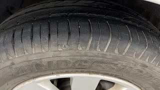 Used 2016 Hyundai Xcent [2014-2017] SX Petrol Petrol Manual tyres LEFT FRONT TYRE TREAD VIEW
