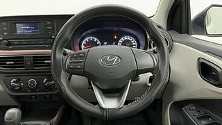 Used 2022 Hyundai Aura S 1.2 CNG Petrol Petrol+cng Manual interior STEERING VIEW