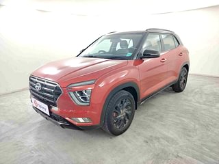 Used 2020 Hyundai Creta SX OPT Turbo DCT Petrol Petrol Automatic exterior LEFT FRONT CORNER VIEW