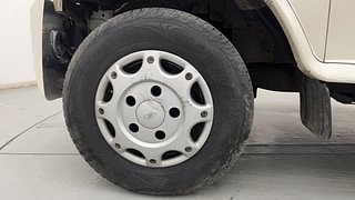 Used 2019 Mahindra Bolero [2011-2020] Power+ ZLX Diesel Manual tyres LEFT FRONT TYRE RIM VIEW