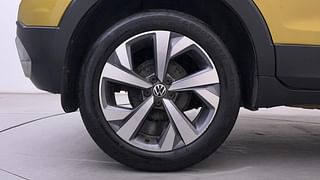 Used 2022 Volkswagen Taigun Topline 1.0 TSI AT Petrol Automatic tyres RIGHT REAR TYRE RIM VIEW
