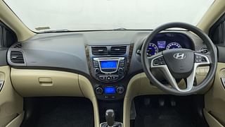Used 2011 Hyundai Verna [2011-2015] Fluidic 1.6 VTVT SX Petrol Manual interior DASHBOARD VIEW