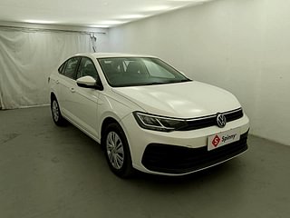 Used 2022 Volkswagen Virtus Comfortline 1.0 TSI MT Petrol Manual exterior RIGHT FRONT CORNER VIEW