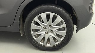 Used 2016 Maruti Suzuki Baleno [2015-2019] Alpha Petrol Petrol Manual tyres LEFT REAR TYRE RIM VIEW