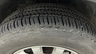 Used 2017 Mahindra XUV500 [2015-2018] W10 Diesel Manual tyres LEFT FRONT TYRE TREAD VIEW