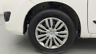 Used 2018 Maruti Suzuki Wagon R 1.0 [2010-2019] VXi Petrol Manual tyres LEFT FRONT TYRE RIM VIEW