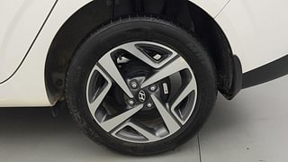 Used 2020 Hyundai Aura SX Plus 1.0 Petrol Petrol Manual tyres LEFT REAR TYRE RIM VIEW