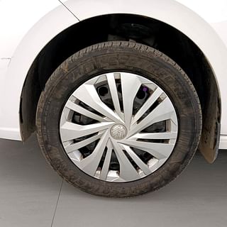 Used 2022 Volkswagen Virtus Comfortline 1.0 TSI MT Petrol Manual tyres LEFT FRONT TYRE RIM VIEW