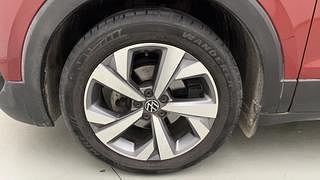 Used 2021 Volkswagen Taigun Topline 1.0 TSI MT Petrol Manual tyres LEFT FRONT TYRE RIM VIEW