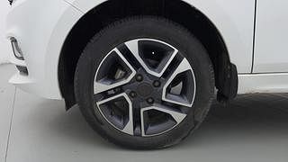 Used 2021 Tata Tigor Revotron XZ+ Petrol Manual tyres LEFT FRONT TYRE RIM VIEW
