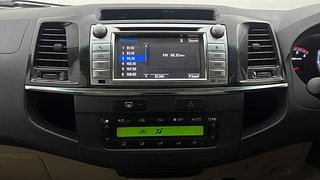 Used 2014 Toyota Fortuner [2012-2016] 3.0 4x2 MT Diesel Manual interior MUSIC SYSTEM & AC CONTROL VIEW