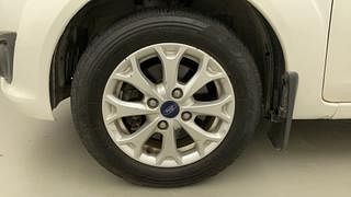 Used 2012 Ford Figo [2010-2015] Duratorq Diesel Titanium 1.4 Diesel Manual tyres LEFT FRONT TYRE RIM VIEW