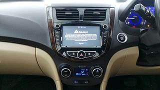 Used 2017 Hyundai Fluidic Verna 4S [2015-2017] 1.6 CRDi SX (O) AT Diesel Automatic interior MUSIC SYSTEM & AC CONTROL VIEW