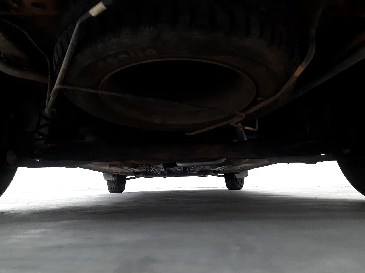 Used 2018 Datsun Go Plus [2014-2019] T Petrol Manual extra REAR UNDERBODY VIEW (TAKEN FROM REAR)