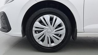 Used 2022 Volkswagen Virtus Comfortline 1.0 TSI MT Petrol Manual tyres LEFT FRONT TYRE RIM VIEW