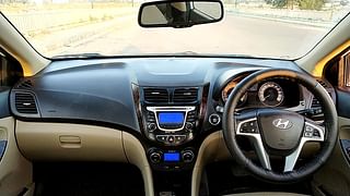 Used 2011 Hyundai Verna [2011-2015] Fluidic 1.6 VTVT SX Opt AT Petrol Automatic interior DASHBOARD VIEW
