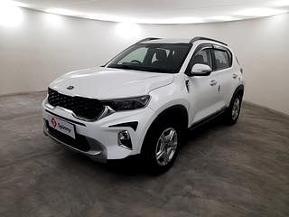 Used 2020 Kia Sonet HTX 1.0 iMT Petrol Manual exterior LEFT FRONT CORNER VIEW