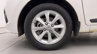 Used 2014 Hyundai Grand i10 [2013-2017] Asta AT 1.2 Kappa VTVT Petrol Automatic tyres LEFT FRONT TYRE RIM VIEW