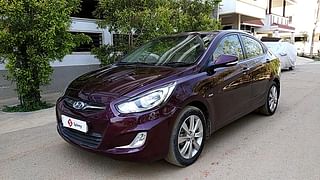 Used 2013 Hyundai Verna [2017-2020] 1.6 VTVT SX Petrol Manual exterior LEFT FRONT CORNER VIEW