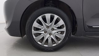 Used 2018 Maruti Suzuki Baleno [2015-2019] Zeta AT Petrol Petrol Automatic tyres LEFT FRONT TYRE RIM VIEW