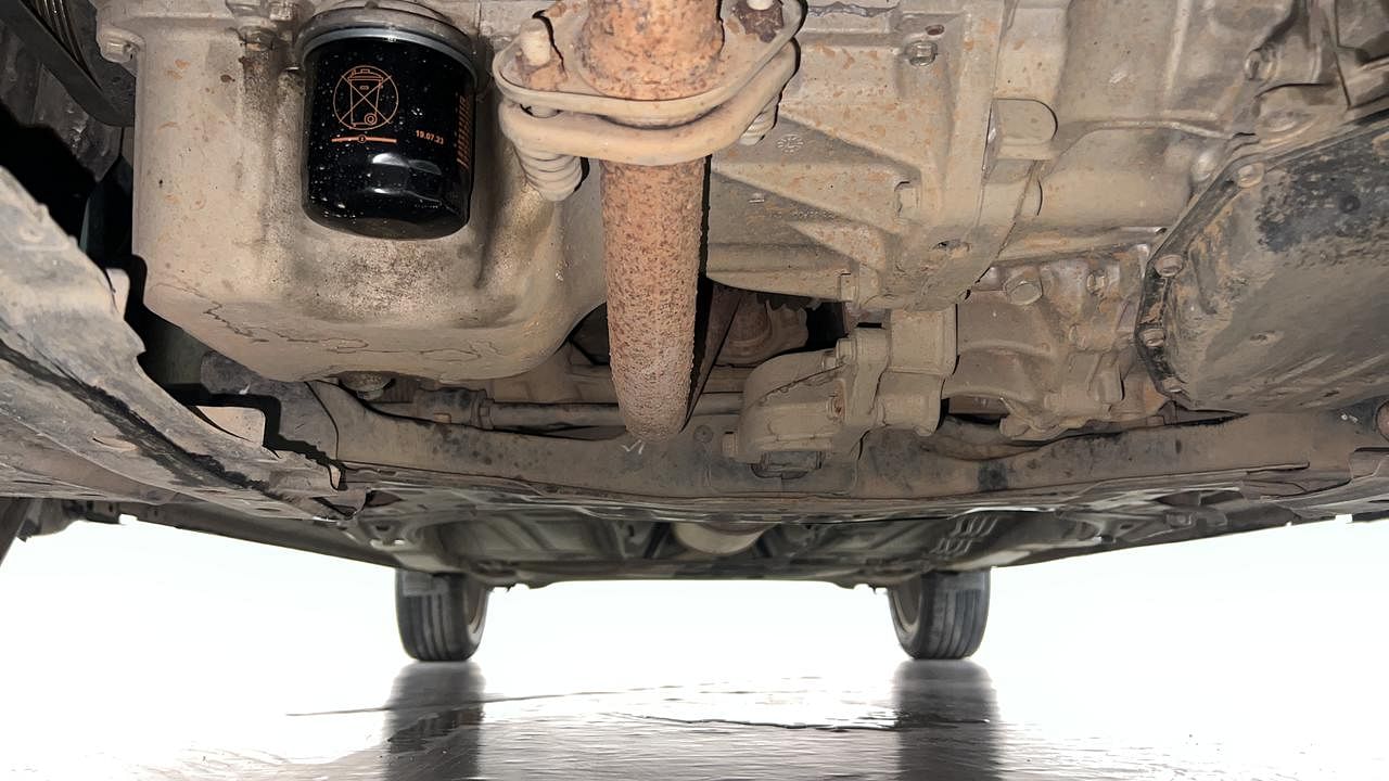 Used 2016 Maruti Suzuki Baleno [2015-2019] Zeta AT Petrol Petrol Automatic extra FRONT LEFT UNDERBODY VIEW
