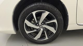 Used 2022 Toyota Glanza V AMT Petrol Automatic tyres LEFT FRONT TYRE RIM VIEW