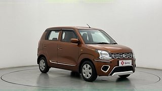 Used 2020 Maruti Suzuki Wagon R 1.0 [2019-2022] VXI Petrol Manual exterior RIGHT FRONT CORNER VIEW