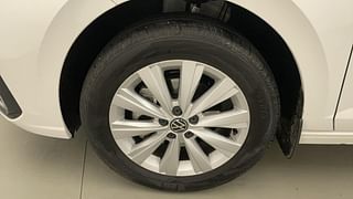Used 2022 Volkswagen Virtus Highline 1.0 TSI AT Petrol Automatic tyres LEFT FRONT TYRE RIM VIEW