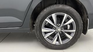 Used 2022 Skoda Slavia Style 1.0L TSI AT Petrol Automatic tyres LEFT REAR TYRE RIM VIEW